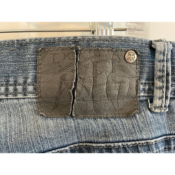 TK AXEL Jeans Mens 34x32 Slim Boot Blue Denim Medium Wash 5 Pocket - Picture 8 of 13